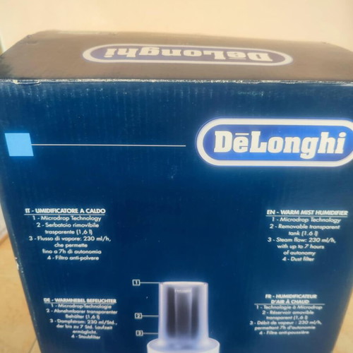DeLonghi Steam Humidifier with Microdrop Technology used