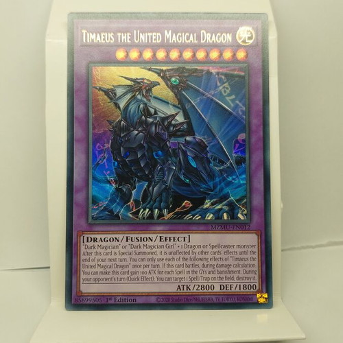 Timaeus the United Magical Dragon V.1 Ultra Rare Yu-Gi-Oh! card