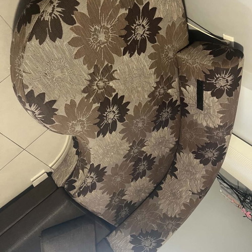 Corner sofa large, like new, brown beige