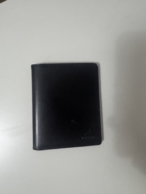Leather wallet Parker new, card slots, black