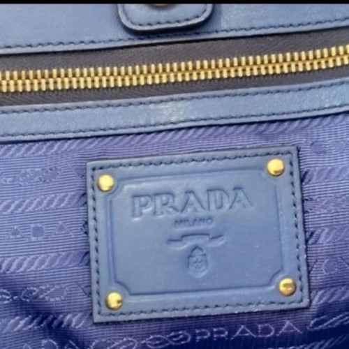 Prada Iris Vernice Weave Patent Leather Shoulder Tote, purple