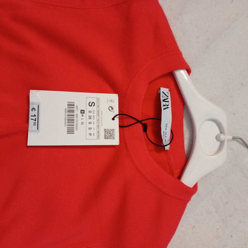 Zara sleeveless women's top new red size S