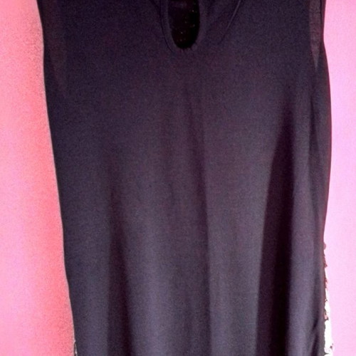 Sweewe sleeveless evening dress with white sequins, size M
