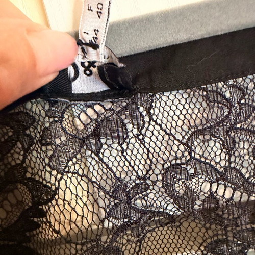 Dolce&Gabbana Women's Lace Blouse like new, 44IT, black