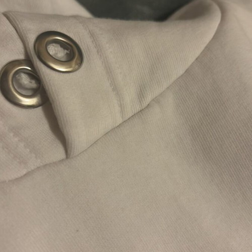 White hoodie like new, size M/L without drawstring with pockets