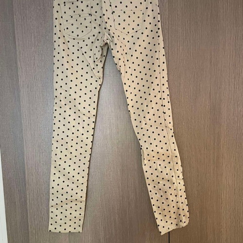 Compania Fantastica polka dot straight-leg jeans like new