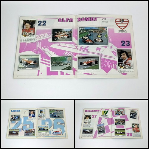 1980 Panini F1 Grand Prix Complete Sticker Set like new