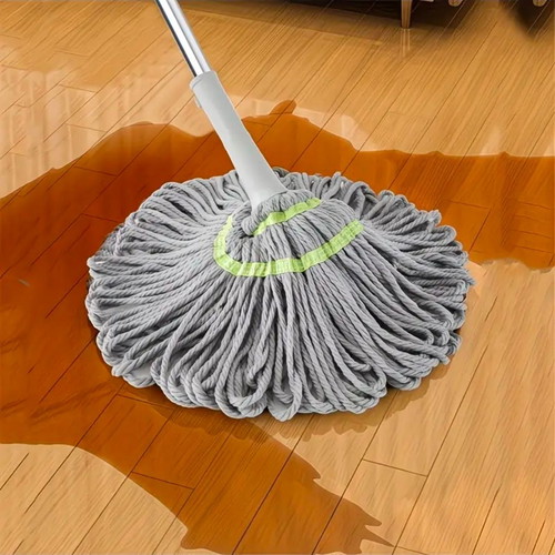 Mop with self-wringing mechanism, new, microfiber, 106.5 cm