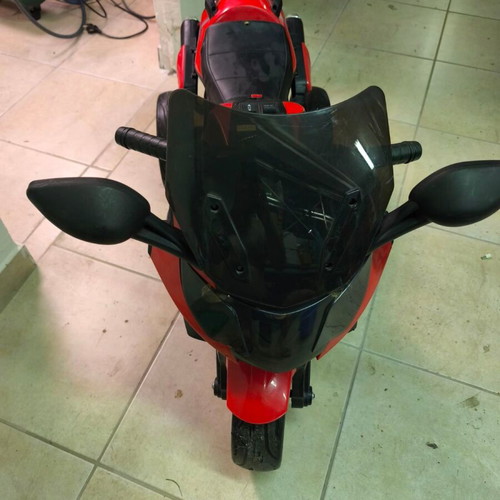 Electric motorcycle and electric car set