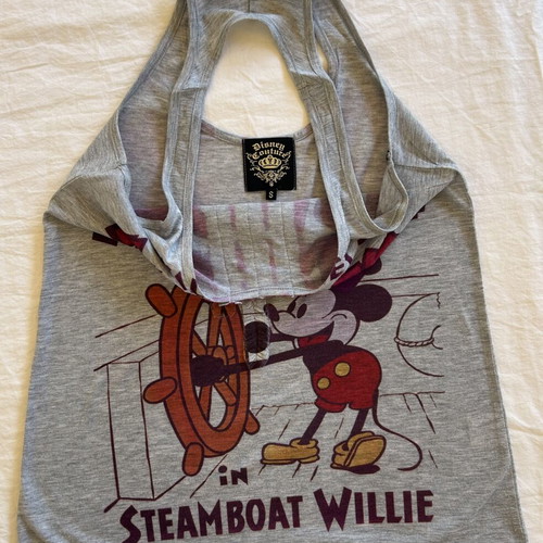 Disney Couture Mickey Mouse tank top grey melange size S like new
