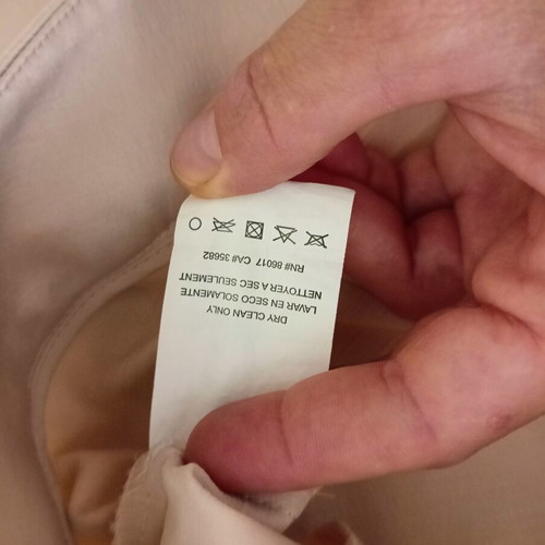 Bebe women's pants, beige, satin-like fabric, medium size