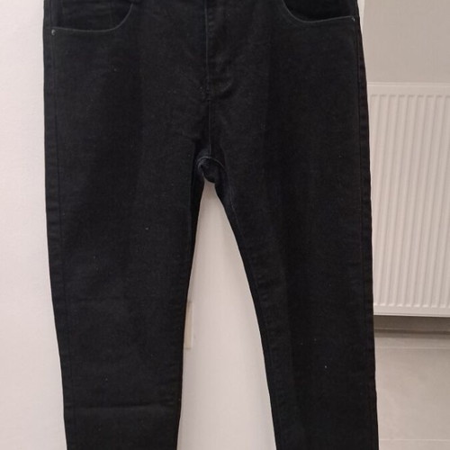 Black denim pants like new, size XXXL