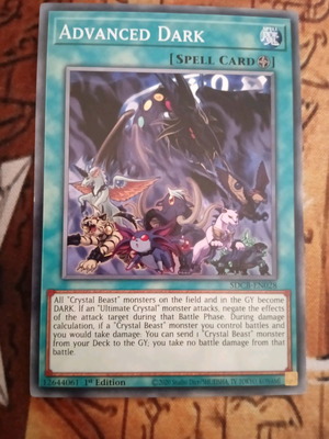 Advanced Dark Spell Card μεταχειρισμένη για Yu-Gi-Oh!
