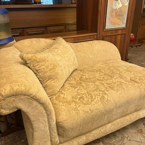 Recliner refurbished American Ashley with new upholstery and filling