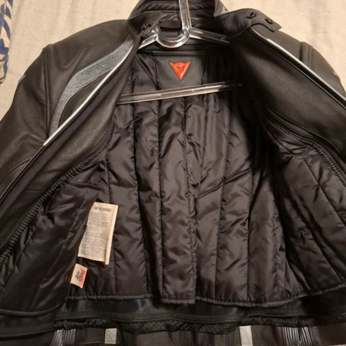 Dainese leather full reinforced jacket unisex new size 46 (S-M)
