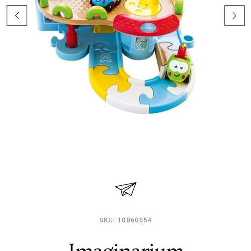 Imaginarium baby track and garage assembly set like new
