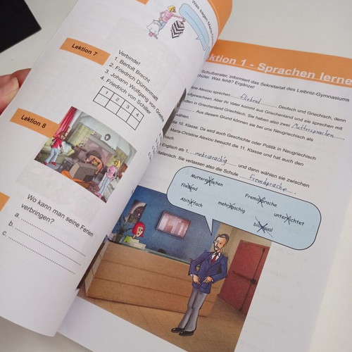 German Workbook B General Lyceum used