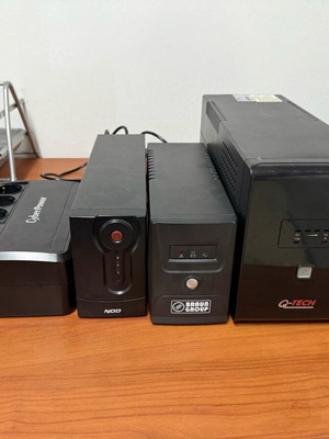 UPS like new, pack of 4 Q-Tech, Braun Group, Nod, CyberPower