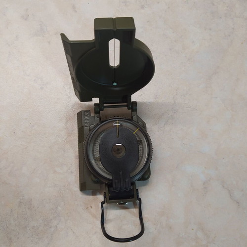 Paget Trading UK Military Type Compass new with ruler and sight