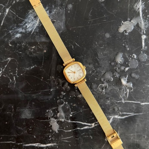 Komono The Moneypenny Royale Gold White watch