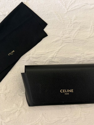 Celine Sunglasses Case and Cleaning Cloth like new, black