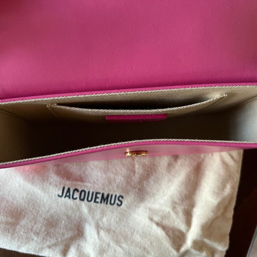 Jacquemus pink shoulder bag like new