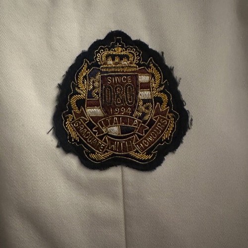 Dolce & Gabbana ανδρικό σακάκι σαν καινούργιο, λευκό με μαύρη επένδυση