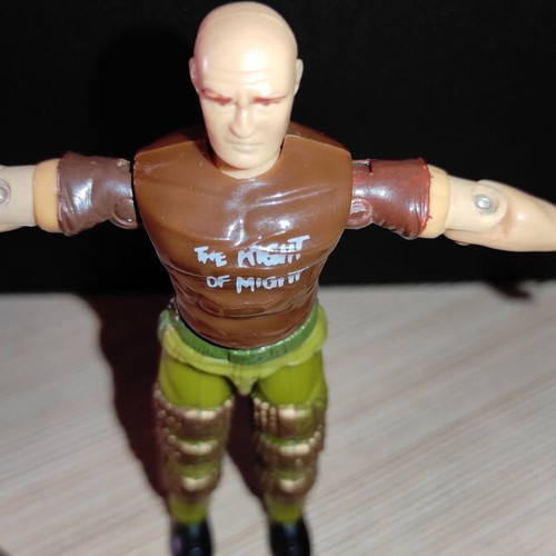 G.I.JOE Salvo (v1) 1990 action figure used, complete with equipment