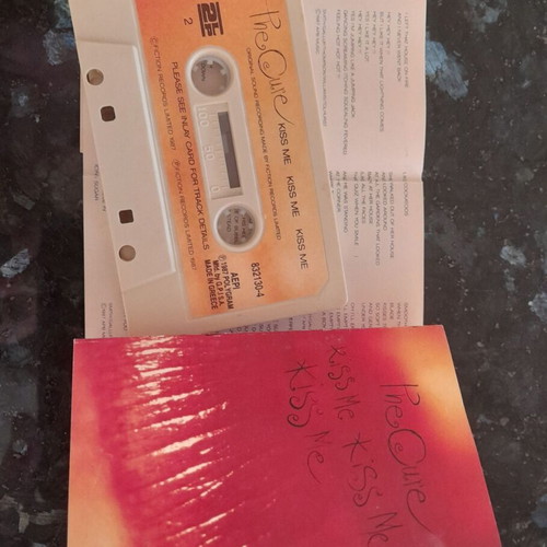 The Cure Kiss Me Kiss Me Kiss Me cassette used, rock