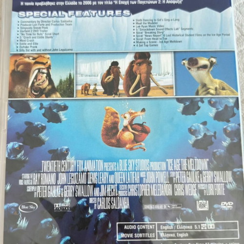 Ice Age 2 DVD used, dubbed animated movie