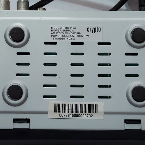 Crypto ReDi 215A digital TV receiver MPEG-4 Full HD with PVR USB