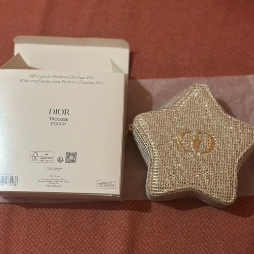Dior collectible star-shaped bag gold new