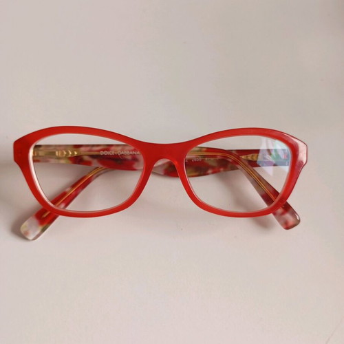 D&G children's prescription glasses used, red for girls