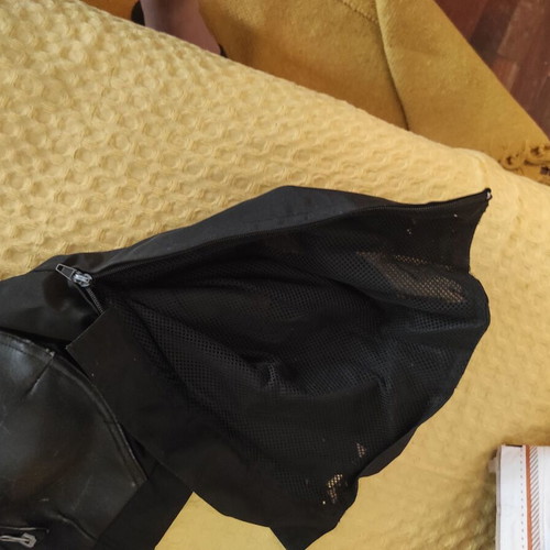 Desert motorcycle pants XXL used, polyester, black
