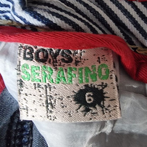 Boys Serafino children's jeans like new, size 6, blue