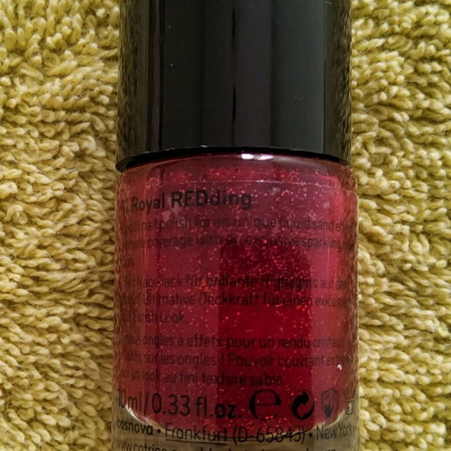 Catrice Crushed Crystals nail polish 10ml 01 Royal REDding like new