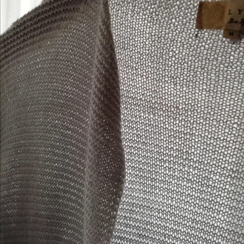 Lynne cardigan like new, grey, lightweight knit for spring-summer