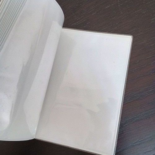 Photo album used, EKG bag style