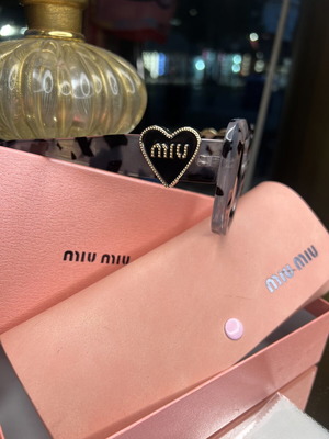 Miu Miu Women's Sunglasses new, gray