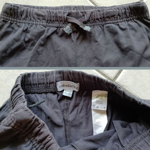 Boys' pants set used, 3 styles, size 12-13 years, blue and beige
