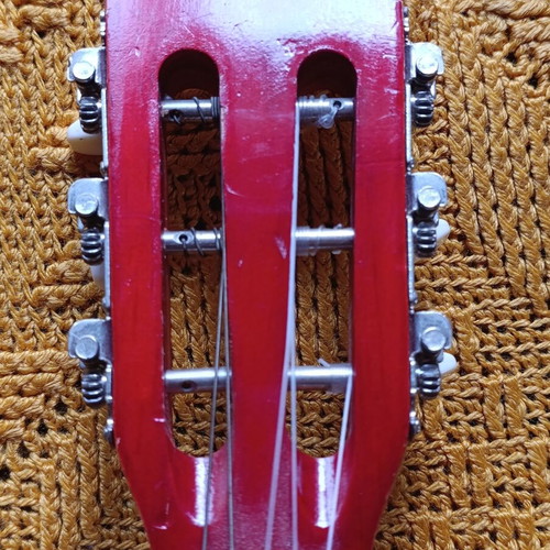 Children's classical guitar used with nylon strings
