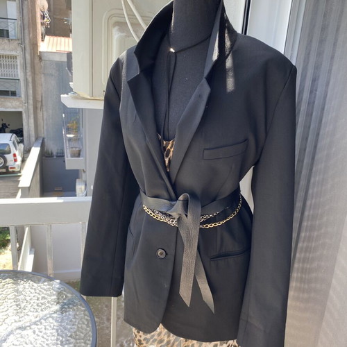 Zara black wool blazer like new, size XL 42 14