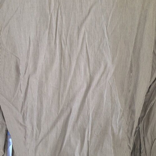 Cotton striped shirt Fidele like new, white and gray, XL