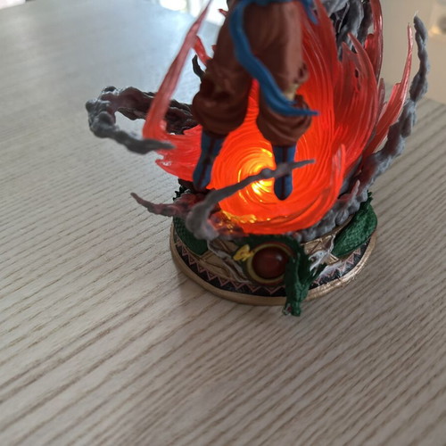Dragon Ball Z Goku figure with lighting like new