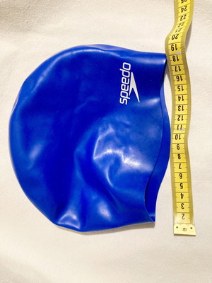 Speedo Silicone Kids Swim Cap like new, blue, ages 2-4