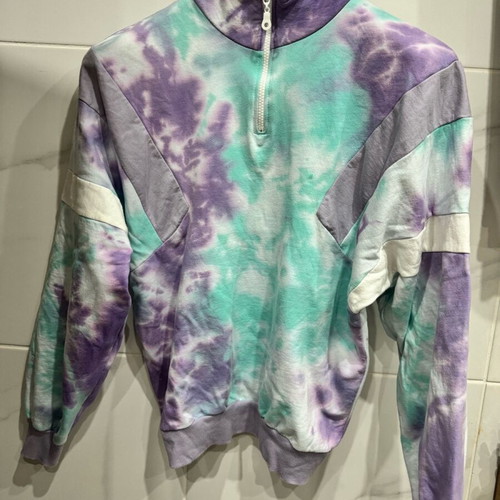 Shop&Co women's sweatshirt like new, purple and turquoise, size L