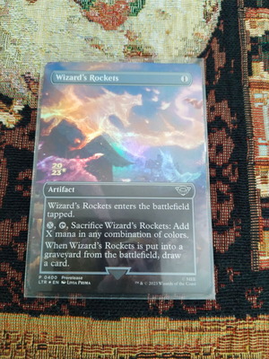 Magic the Gathering Wizard's Rockets promo card new