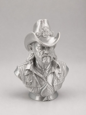 Lemmy Kilmister Bust new 3D printed decorative sculpture
