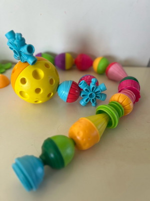 LALABOOM educational sensory toy like new for 10+ months