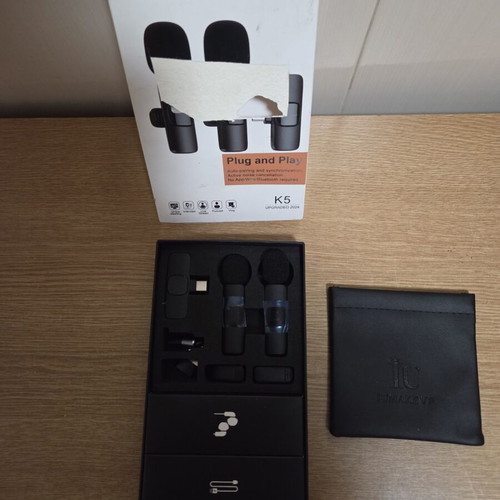 Iumakevp K5 Wireless Lavalier Microphone New Set